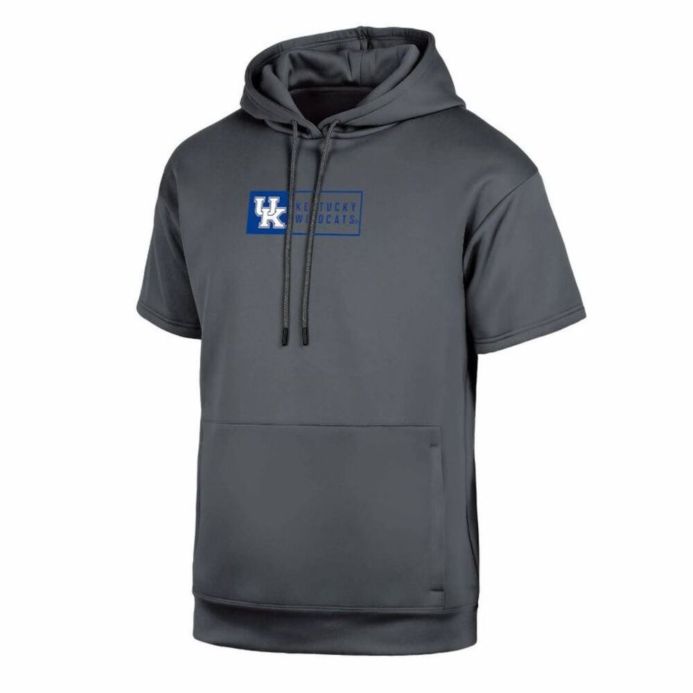 NCAA Kentucky Wildcats Men's Short Sleeve Hooded Sweatshirt - L